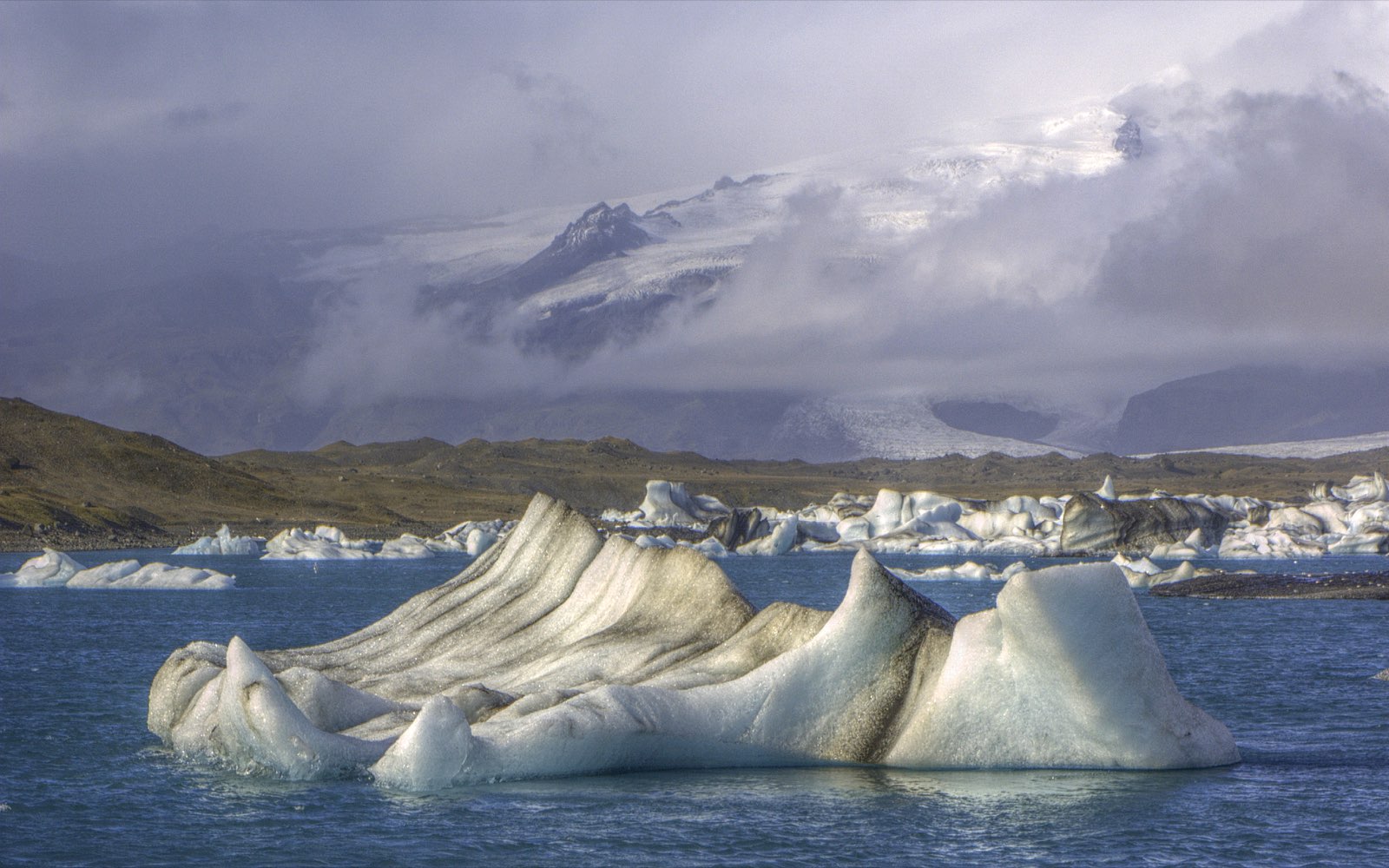 Glacial lagoon in Iceland