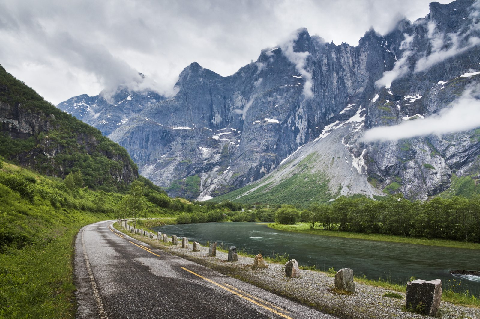 Mountain landscape in Norway